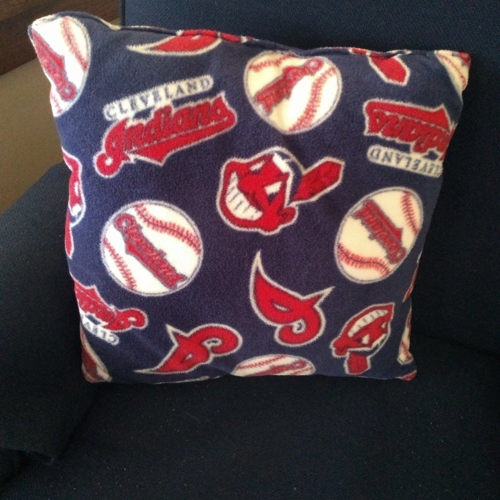 Cleveland Indians Fleece Pillow